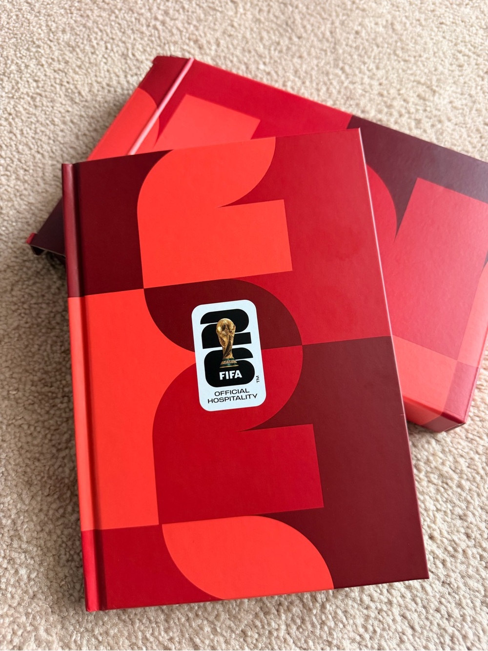 FIFA Official Hospitality Red Hardcover Book